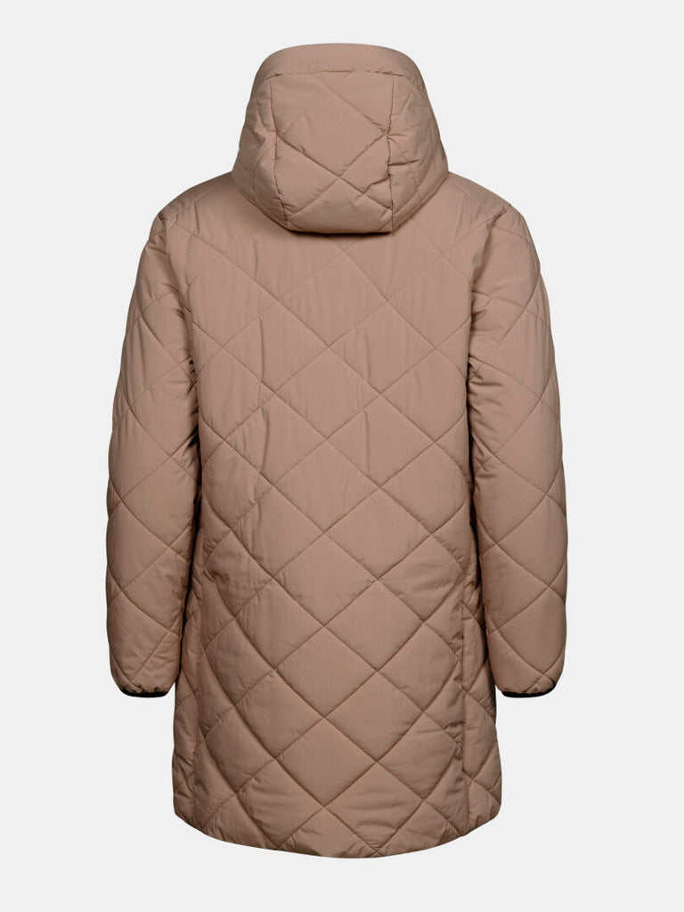 Halti Haapa W Insulated Parka Jacket naisten reisipituinen tikkitakki säädettävällä hupulla
