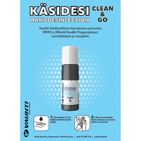 VAUHTI Clean & Go käsidesi 100ml - Urheilu Pajala