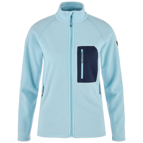 Fjällräven Kaipak Fleece W on kevyt ja monikäyttöinen naisten fleece, joka on suunniteltu erityisesti retkeilyyn, vaellukseen ja aktiiviseen ulkoiluun. Pehmeä Polartec fleece valmistetaan 100 prosenttisesti kierrätetystä polyesteristä, joten takki tarjoaa lämpöä ilman tarpeetonta paksuutta. Kevyen rakenteensa ansiosta se toimii erinomaisesti välikerroksena ympäri vuoden.
