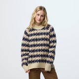 Fjällräven Övik Jacquard Knit W villapaita naisille