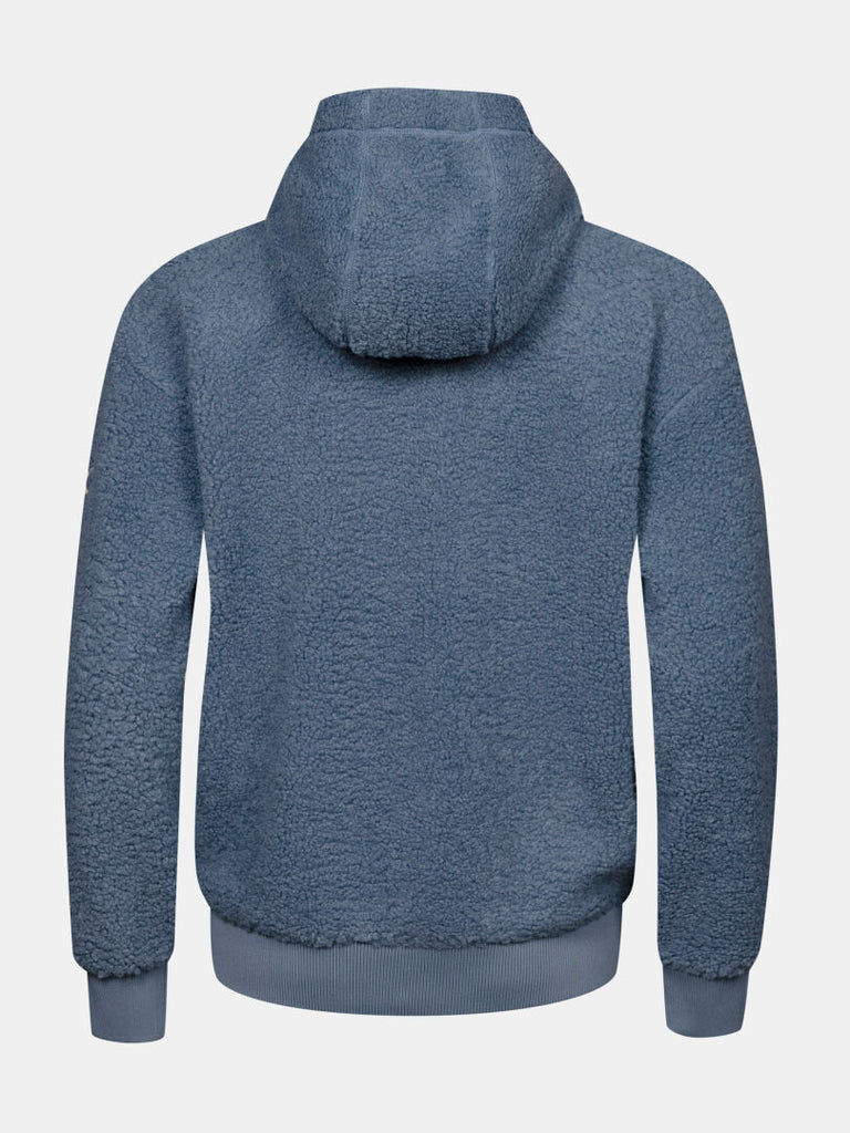 Halti Lykky W Fleece Jacket naisten pehmeä fleecetakki hupulla ja vetoketjullisilla taskuilla
