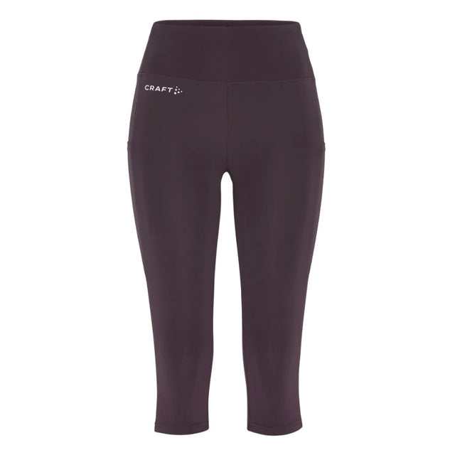 Craft ADV Essence Capri Tights 2 W Dk Plum Naisten Trikoot - Urheilu Pajala