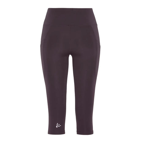 Craft ADV Essence Capri Tights 2 W Dk Plum Naisten Trikoot - Urheilu Pajala