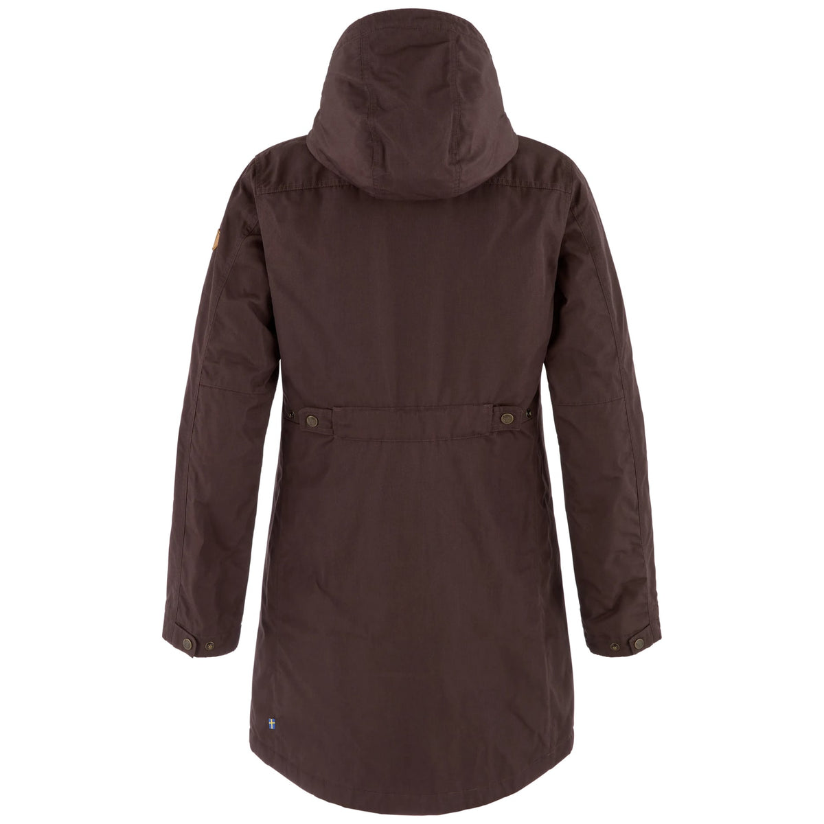 Fjällräven Kiruna Padded Parka W on pitkä ja kevyesti topattu naisten parkatakki kylmiin vuodenaikoihin. Kestävä G-1000 Original -ulkokangas suojaa tuulelta ja hylkii sadetta, kun taas PrimaLoft Black Insulation with P.U.R.E. Technology -keinokuitutäyte tuo lämpöä myös kosteissa olosuhteissa.