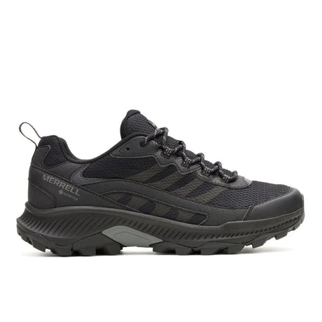 Merrell Speed Strike 2 GTX on kevyt ja monipuolinen miesten kenkä retkeilyyn, ulkoiluun ja aktiiviseen vapaa-aikaan. Vedenpitävä GORE-TEX-kalvo auttaa pitämään jalat kuivina sateisella ja kostealla säällä, samalla kun hengittävä rakenne lisää käyttömukavuutta pidemmilläkin ulkoilureissuilla.