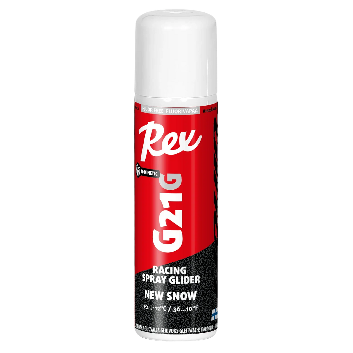 Rex G21G "New Snow" Spray Glider 150ml +2...-12°C - Urheilu Pajala