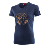 Löffler W Printshirt Mountains MERINO-TENCEL(TM) T-paita - Urheilu Pajala